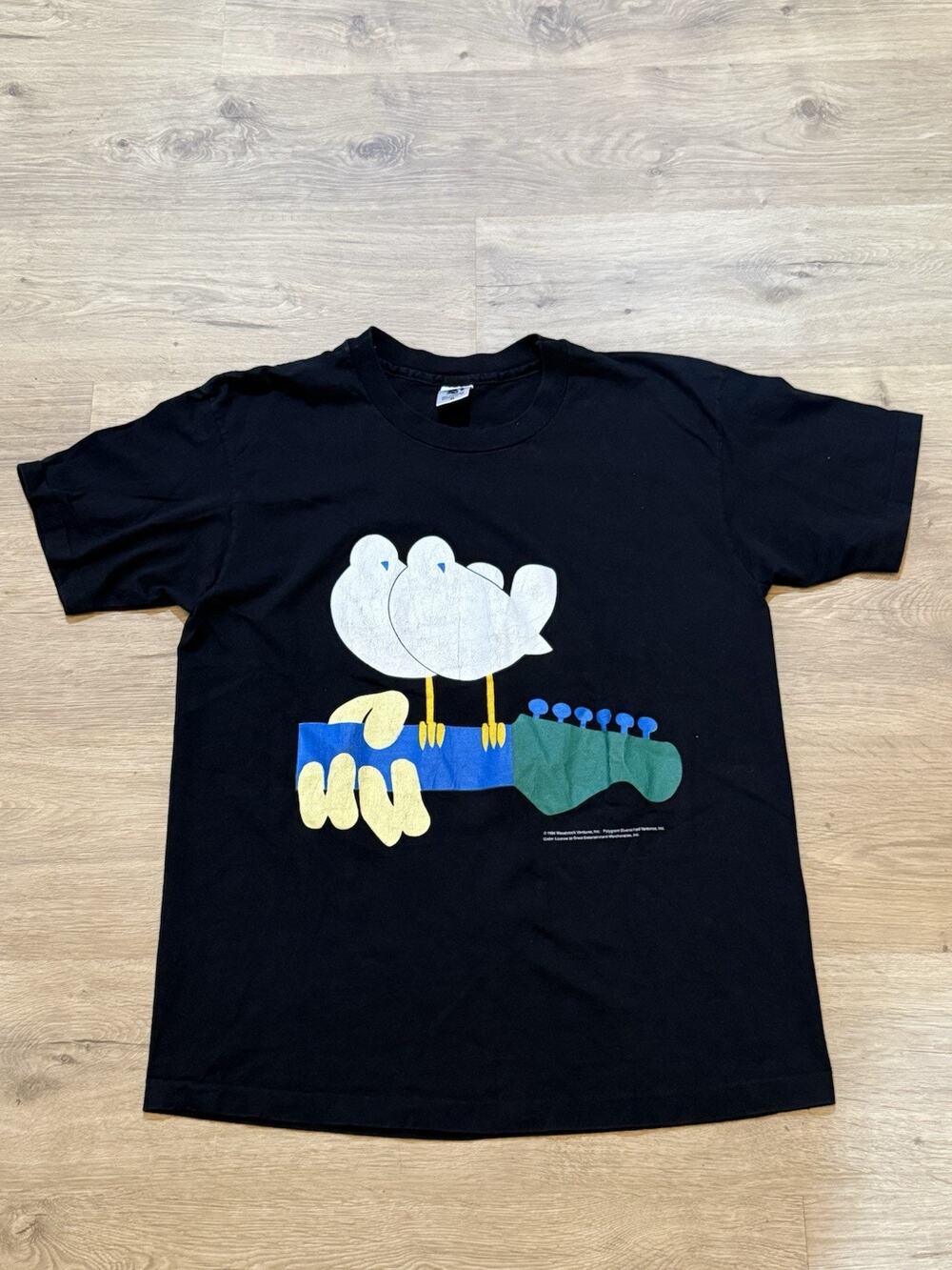 Vintage 1994 Woodstock t shirt XL single stitch GEM tag